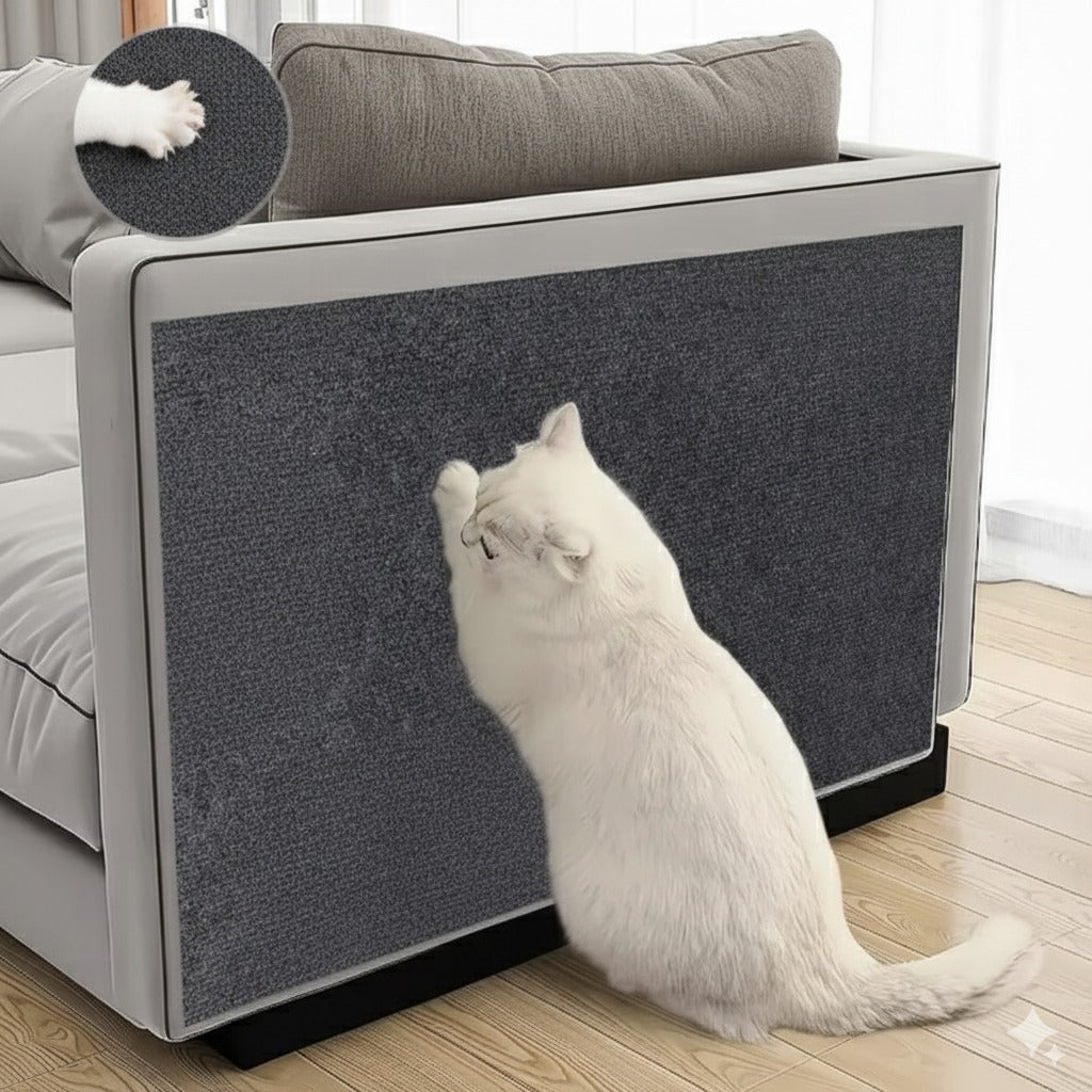 Cat Sofa Protector – Anti-Scratch Couch Guard (Light Grey)
