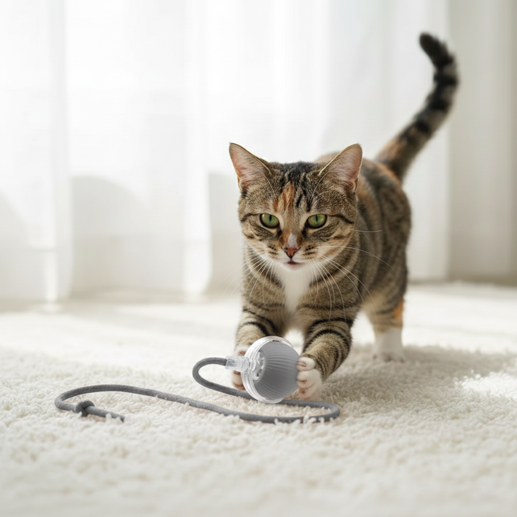 Smart Interactive Cat Ball – USB Rechargeable