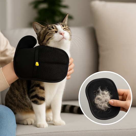 Pet Hair Removal Glove – Effortless Grooming & Furniture Cleaning