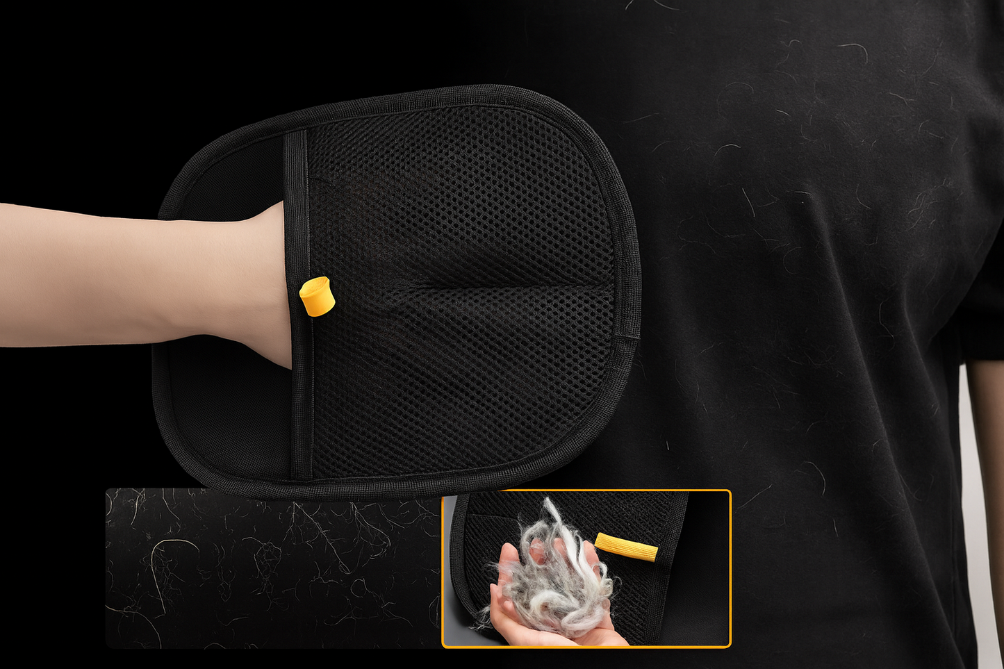 Pet Hair Removal Glove – Effortless Grooming & Furniture Cleaning