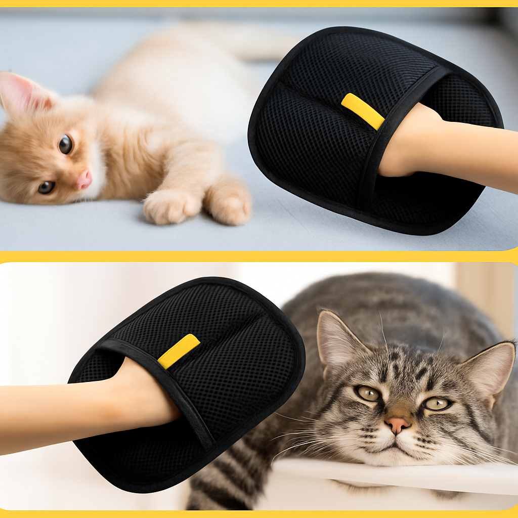Pet Hair Removal Glove – Effortless Grooming & Furniture Cleaning